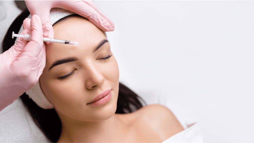 Luxury skincare treatment in a serene spa environment